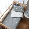 Bed Rails 3Pcs Baby ding Set Cotton Crib Linen Kid Duver Cover Pillowcase sheet Or Custom Made Mattress No Filler Boy Girl 221208