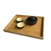 Fruit Dishes & Plates Storage Plate Bamboo Tea Cutlery Rectangular Tray Pallet Household Multi Function Decoration Food Trays Hotel Serving Trays