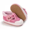 Sapatos atléticos de 0 a 18 meses meninos e meninas de meninas infantis de criança nascidos no fundo macio Primeira caminhada de moda não deslizante