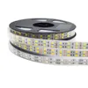 Streifen 5m zweireihiger RGB-LED-Streifen wasserdicht 120LEDsm weiße Leiterplatte warmes Licht DC