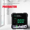 4 90 ° Digitaal niveau PROTRUCTOR INCROCTOR MAGNETISCHE BASE Digitale hoekmeter met achtergrondverlichting Level Tester Metooltools Nieuw