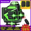 16 линий 4D Laser Level Green Line Self-ing 360 Горизонтальный и вертикальный супер мощный луч