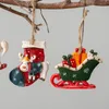 Christmas Decorations Decoration Crafts Small Resin Pendant Cute Horse Reindeer Pattern Design Xmas Tree