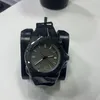 Diamond horloge dames bekijkt roze rubberen riem milieubescherming plastic kast saffier kristal glas geschenk polshorloges voor m5463154