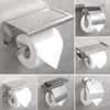 Toiletpapierhouders 304 roestvrijstalen tissuebox Roll Stand mobiele telefoon badkamer badset accessoires 221207