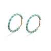 Hoop Earrings Boho Sparkling Faceted Crystal Alloy Girl Women 2022 Fashion Pretty Nice Cute Bohemian Summer Trendy Jeweley Gift