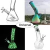 봉 흡연 액세서리 흡연 파이프 드롭 다운 어댑터 14mm 남성 애쉬 포수 Recycler Oil Rigs Dab Glass Water Pipes Bowl Bubbler