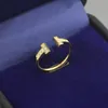 デザイナー女性 weix リング高級リングジルコニアファッションリングクラシックジュエリー 18 k ゴールドメッキローズウェディング卸売調整可能なボックス