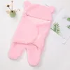 Filtar Swaddling Soft Born Baby Wrap Sleeping Bag -kuvert för Sleepsack 100% bomullstjockningskokong i 06 månader 221208