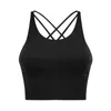 Yoga Outfit Fitness Bra UPDATED 2.0 Gym Running Crop Tops Women Soft Nylon Sport Bras Anti-sweat Padded Workout Brassiere
