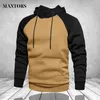 Hommes Hoodies Sweats À Capuche Hommes Mode Casual Feece Lâche Hip Hop Streetwear Sweat Vêtements Patchwork Outwear À Capuche Mâle Plus La Taille 221207