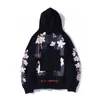 Fashion Brand Designer Hoodies Autumn Offs Meichao Cherry Flower Loose Casual Hooded Sweater Men's And Women's Coats G76N