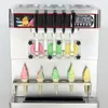 Free shipping to door USA ETL CE Kitchen frozen yogurt cappuccino tabletop 5 flavors soft serve ice cream machine full transperant dispenser