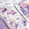 MOHAMM Sheets Shiny Laser Cartoon Stickers for Diary Album Postcards Making DIY Project Scrapbook Pages Decoration