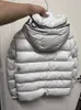 Heren Down Parkas 2023 Winterletter Hapering Winddichte jas Designer Heren Casual losse zwarte witte eend down down puffer jas Zn152 221208