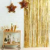 Party Decoration 1pcs 90 200CM Colorful Foil Curtain Backdrop DIY Birthday Wedding Supplies Eco-Friendly