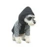 Designer Chiens Vêtements Marque Chien Vêtements Chien Manteau D'hiver avec Capuche Coupe-Vent Snowproof Pet Coton Doublé Veste Chaude Réfléchissant Chiot Épais Froid Gilet XXL A460