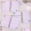 Notepads Kawaii Japanese Style Cute Cartoon Printed Pattern Notebook Coil Hand Account Notepad Diary Student Planner 210611 Drop Del Dhow8