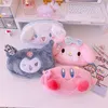 Poupées en peluche Sanrioed Kawaii Cinnamoroll My Melody Kuromi Grande Capacité Papeterie Étudiant Trousse Anime Sac De Rangement Cosmétique 221208