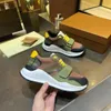 Fritidsskor kvinnor Reseläder snörning sneaker kohud mode dam Platt designer Löparträning Bokstäver kvinna sko plattform gym män Skor storlek 35-42-45 Med låda