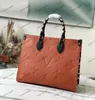 2023 Fashion Designers ONTHEGO Handbag Luxurys Bags handbags High Quality Ladies Shoulder Bag Patent Leather Diamond Evening Cross body 668