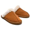 Designer Boots Slippers Womens Snow Autumn Winter Warm Full Fur Fluffy Furry Half Ankle Mini Booties Satin BootbuND#