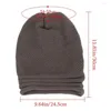 Bandanas Winter Baggy Slouchy Beanie Hat Wool Knitted Warm Cap For Men Women Oversize Outdoor Skiing Hiking Scarves