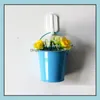 Party Decoration Sliver Color Gaanized Mini Pails Bucket Candy Chocolate Boxes Favors For Wedding Party 5.3X6Cm Sn1863 Drop Delivery Dhfgm