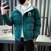 Herren-Daunenparkas, modische Winterjacken, lässige Slim-Fit-Puffermäntel, verdickter warmer Hiphop-Mantel, soziale Streetwear-Kleidung 221207