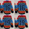 Thr 2023 Stanley Cup Final Patch 16 Aleksander Barkov Jersey 19 Matthew Tkachuk Sergei Bobrovsky Aaron Ekblad Maglie da hockey Azzurro Rosso Navy Bianco Cucito