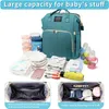 Diaper Bags Usb for Baby Boys Girls Backpack with Changing Station Foldable Travel Bed Large Capacity Waterproof 221208