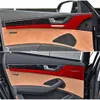 3D/5D fibre de carbone voiture-style intérieur Console centrale couverture changement de couleur moulage autocollant décalcomanies pour Audi A8 D4 2011-2017