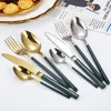 Silverware Set Modern Cotestar Flatware rostfritt st￥l Set Knife and Fork Spoon