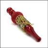 Smoking Pipes Shining Gorgeous Hookah Rhinestonetools Filter Hookahs Tips Metal Smoking Pipes Vintage Cigarette Holders Mti Color Op Dhywc