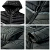 Piumino da uomo Parka invernale spesso caldo impermeabile autunno moda patchwork cappotto con cappuccio capispalla di marca giacca casual 221207
