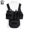 Herenvesten CS Match Wargame TCM Chest Rig Airsoft Tactisch Vest Militair uitrustingspakket Tijdschriftzakje Holster Molle-systeem Taille Heren Nylon Swat 221208