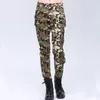 Pantaloni da esterno 2022 mimetica militare tattica da donna multi-tasca in cotone sottile esercito moda uomo caccia sportiva Cargo