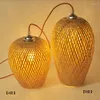 Pendant Lamps Chinese Style Bamboo Hanging Lamp High Quality Handmade Ratten Living Room Dining Bedroom Restaurant Lighting Furniture