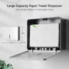 Porta carta igienica Dispenser per asciugamani da parete Porta fazzoletti multifold con serratura a chiave per bagno Cucina Camera da letto 221207