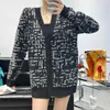 Women's Sweaters Designer Autumn and Winter 2022 New Letter V-Neck Soft Jacquard Knitted Cardigan I3N7