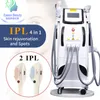 Máquina de laser IPL 2 em 1 e Máquina de remoção de tatuagem YAG IPL Opt Opt Máquina de remoção de cabelo e remoção de tatuagem de tatuagem YAG Laser