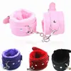 Sex Toy Dildo Toys Handcuffs 1Pair Pu Leather Restraints Bondage CUFFS Rollplay Tools Erotic For Couples Game Products Y