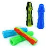 Pipes en silicone colorées Verre épais Herbe sèche Tabac Filtre poreux Catcher Taster Bat One Hitter Stand Pipes à main Fumer Porte-cigarette Conseils DHL