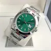 GD factory Mens Sapphire watch luxury watches AAAA with serial number green dial 41mm automatic Asia 2836 movement date 904L stainless steel just wristwatch