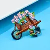 Brooches CINDY XIANG Float Brooch Enamel Fashion Flower Pin Cute Creative Accessories Funny High Quality Arrival 2022