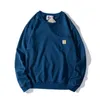 Новая мужская толстовка толстовка Северной Америки бренд Carhart Sweater Classic Pocket Woven Label Thin Lone Lake Design3ss