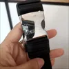 Modny pasek nylonowy z talią etui na klucze damskie Ceinture designerskie pasy dla mężczyzn srebrna automatyczna klamra Cintura klasyczna marka P pas Luxe