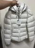 Heren Down Parkas 2023 Winterletter Hapering Winddichte jas Designer Heren Casual losse zwarte witte eend down down puffer jas Zn152 221208