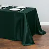 Table Cloth Rectangular Satin Tablecloth Overlay Cover Square Party Holiday Dinner Wedding Banquet Decoration