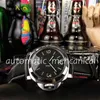 오리지널 박스 남성 시계 44mm 블랙 다이얼 소형 스테인리스 스틸 남성 수동 기계 Pam Sapphire 발광 다이브 Men0392914138